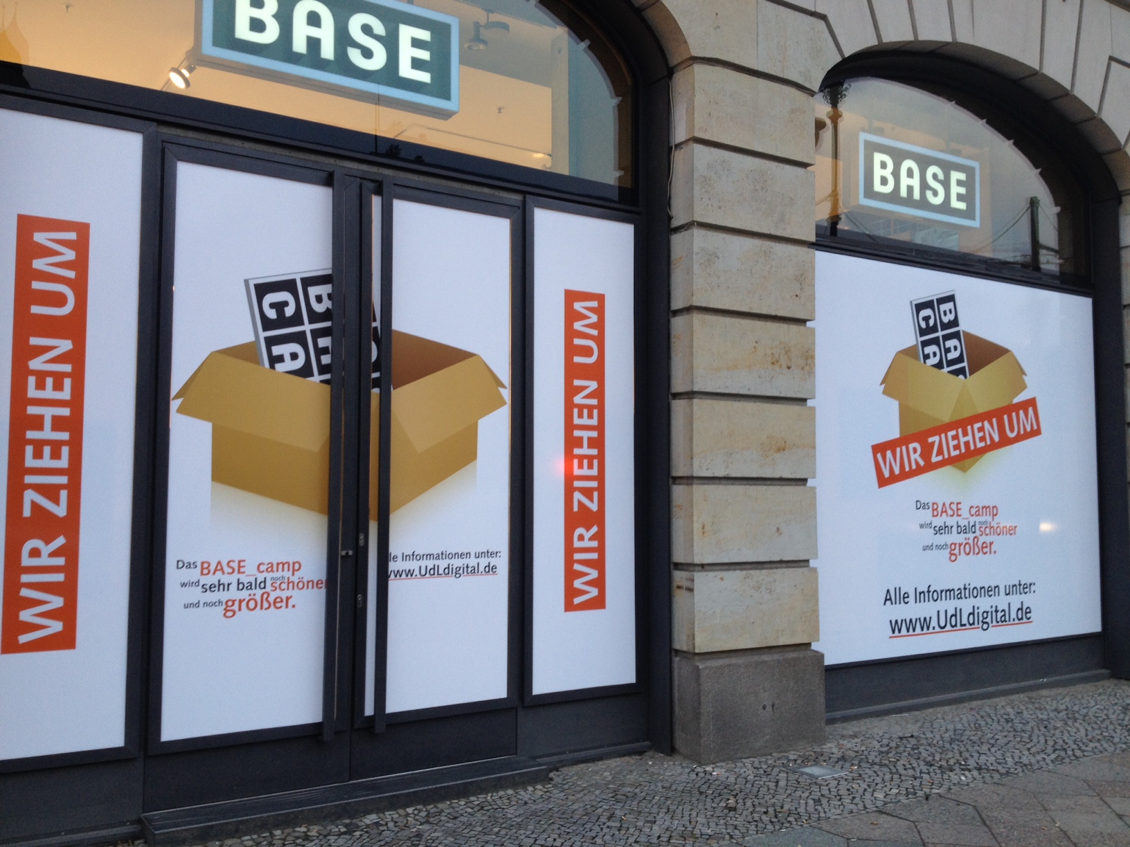 Das BASE_camp zieht um