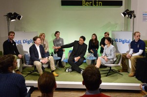 udldigitaltalk Sahra Wagenknecht und Gero Hesse beim UdL Digital Talk