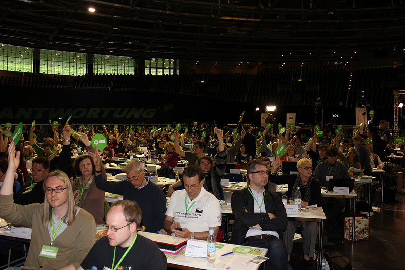 Bei den Grünen wird nicht mehr ausschließlich "klassisch" gewählt. (Foto: Tobias Schwarz)