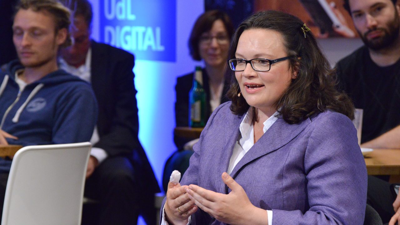 Arbeiten 4.0 - UdL digital Talk mit Bundesarbeitsministerin Nahles