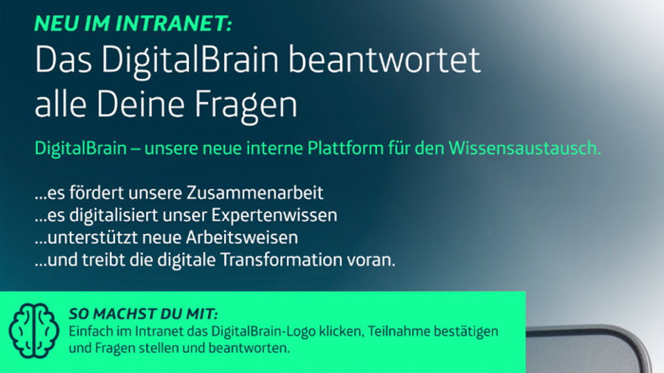 DigitalBrain im Intranet von Telefónica Deutschland