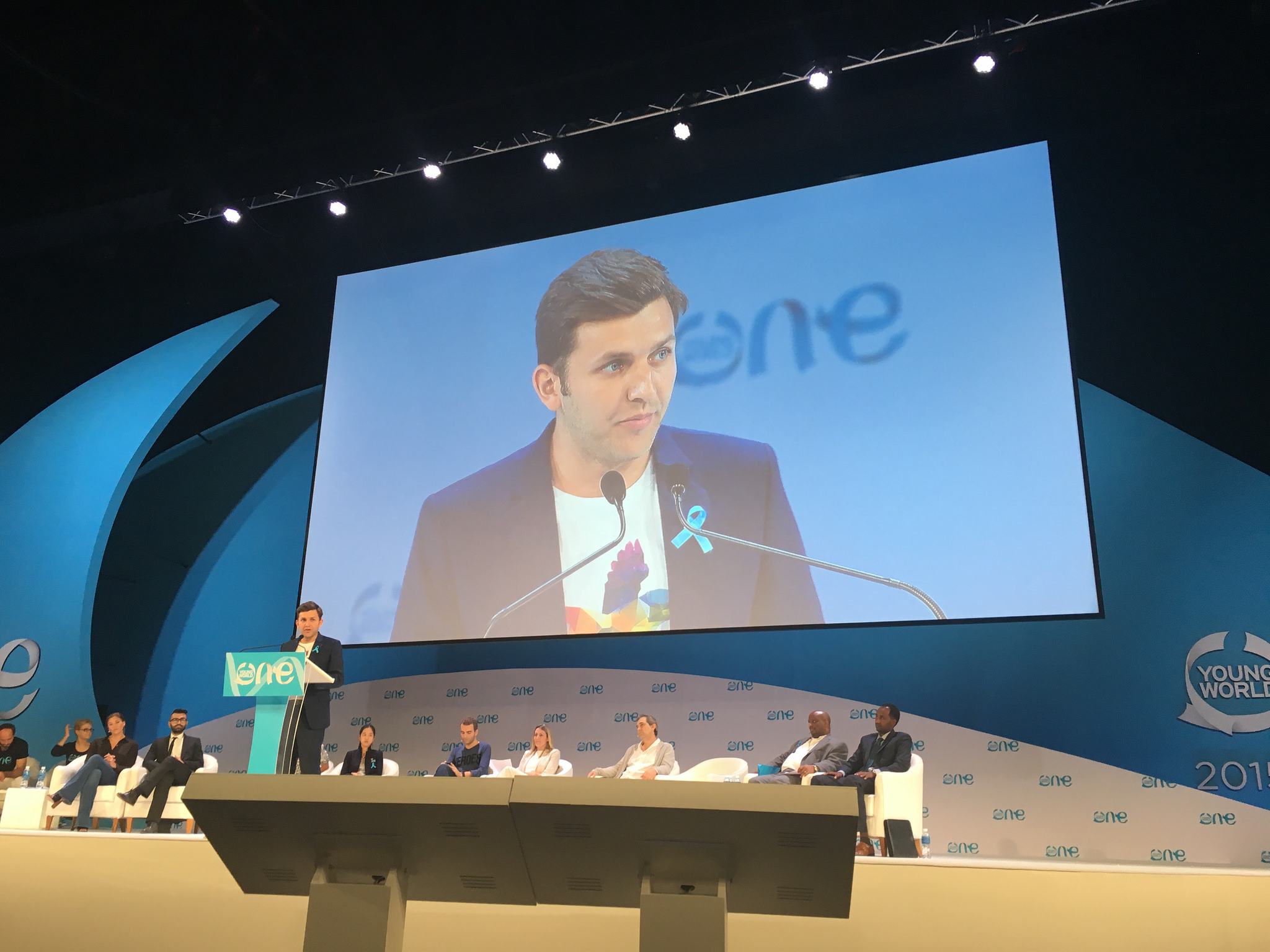 Alexander Lange auf dem One Young World-Kongress 2015 in Bangkok