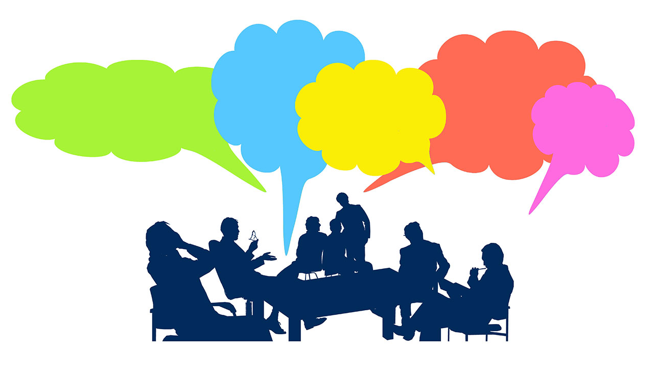 pixabay Gruppe Sprechblasen Diskussionen