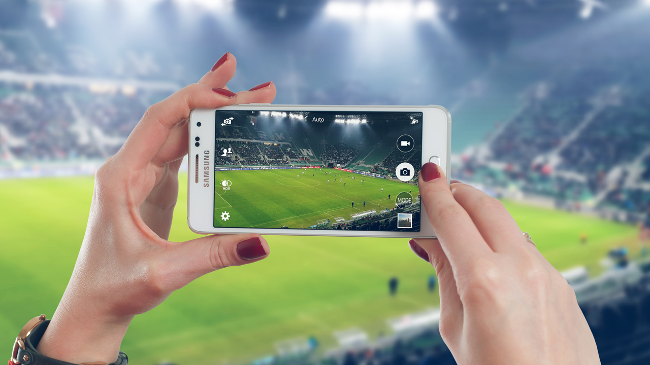 StockSnap Stadion Fussball Handy Smartphone Foto Video