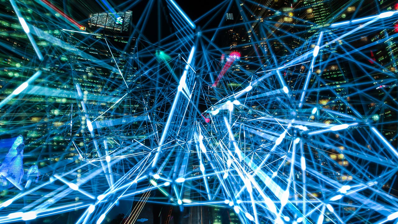 pixabay Surreal Stadt Lichter Gitter