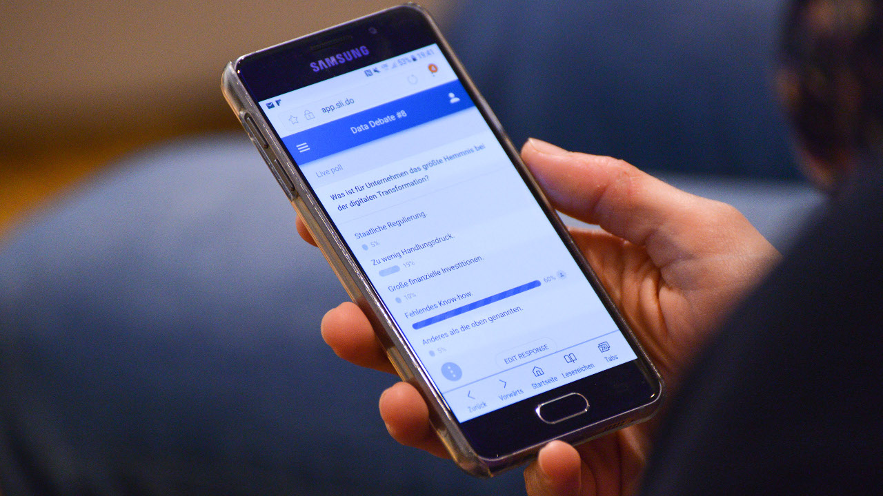#DataDebates: Smartphone-Abstimmung über Industrie 4.0 | Foto: Henrik Andree